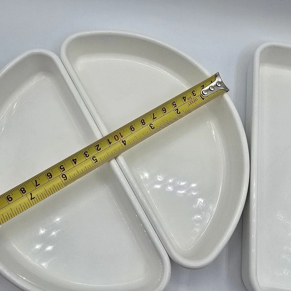 Vtg Tupperware Melamine White‎ Compartments Mcm Organizer Dpr-1
